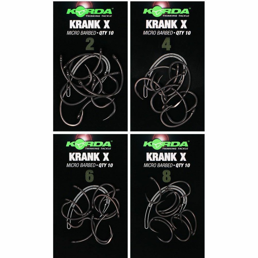 Terminal Tackle * | New Korda Krank X Hooks Terminal Tackle