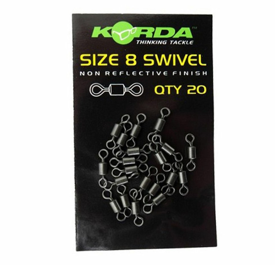 Terminal Tackle * | Wholesale Korda Swivels, Size: 8 Terminal Tackle