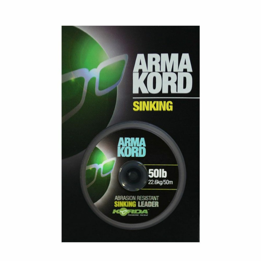 Terminal Tackle * | Buy Korda Arma Kord Sinking Leader, Weight: 50Lb Terminal Tackle