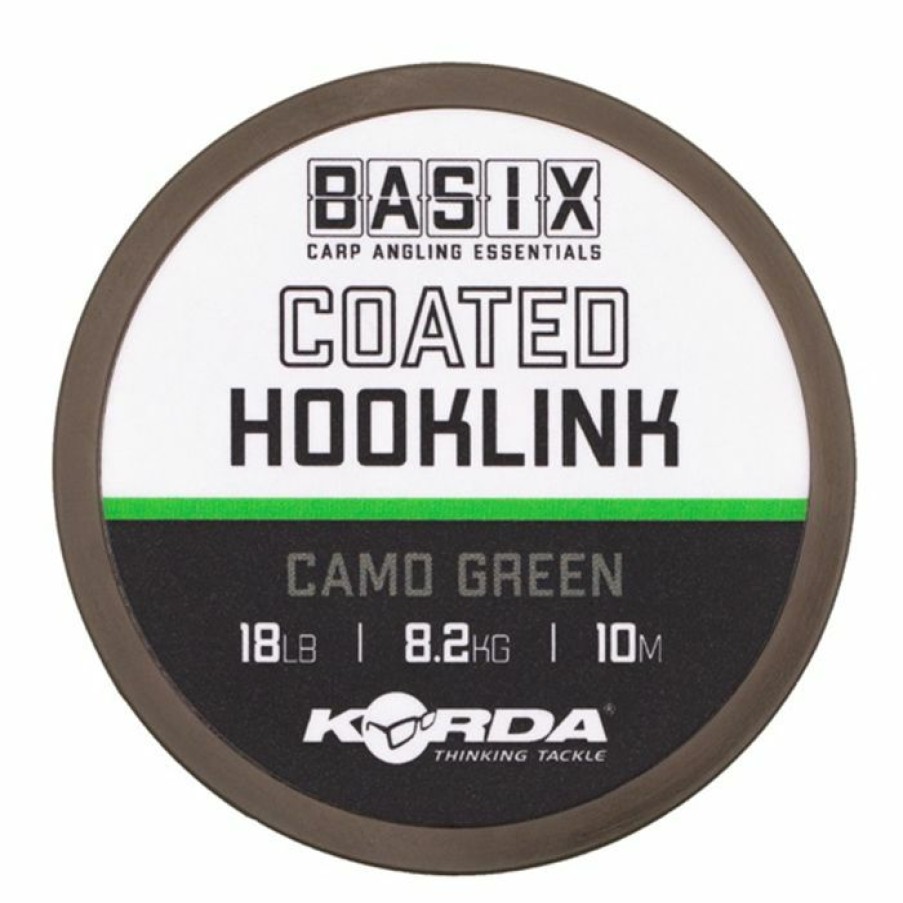 Line * | Deals Korda Basix Coated Hooklink 10M Line