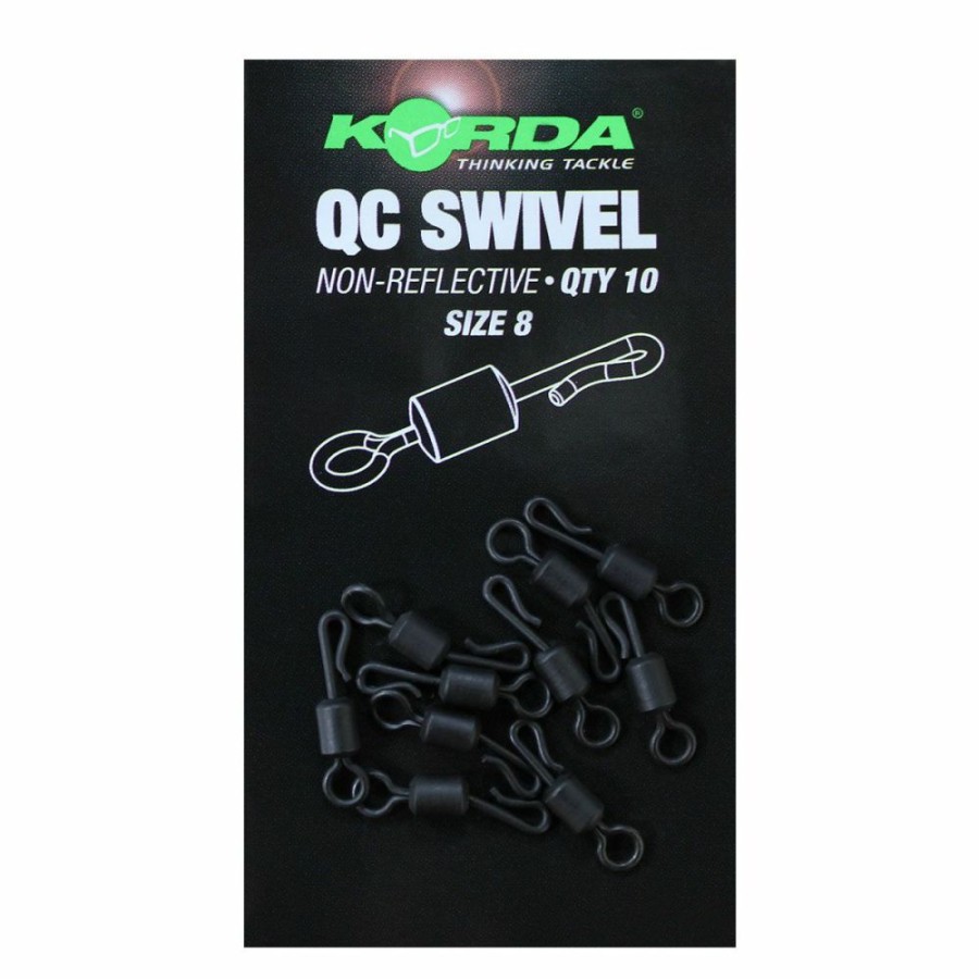 Terminal Tackle * | Hot Sale Korda Quick Change Swivel Size 8 Terminal Tackle