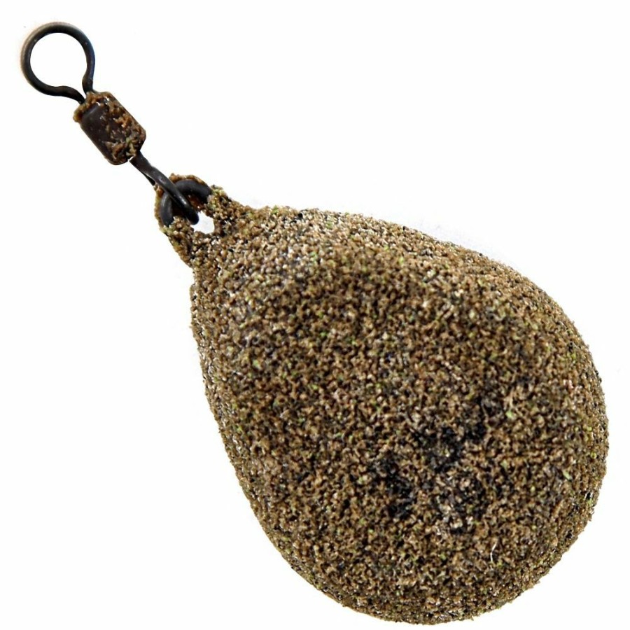 Terminal Tackle * | Wholesale Korda Textured Flat Swivel Pear Lead Terminal Tackle