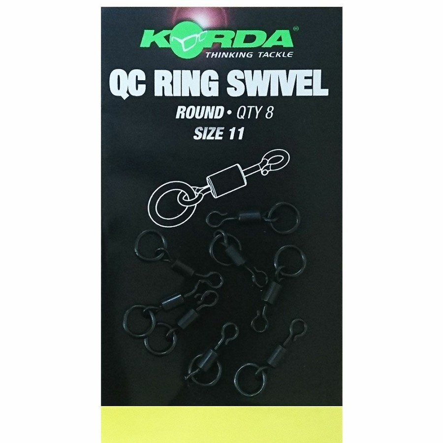 Terminal Tackle * | Budget Korda Quick Change Ring Swivel Round Terminal Tackle