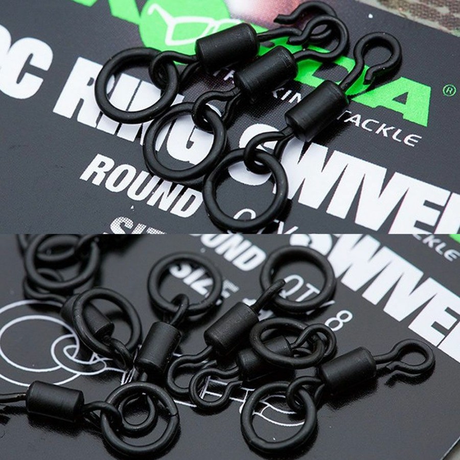 Terminal Tackle * | Budget Korda Quick Change Ring Swivel Round Terminal Tackle