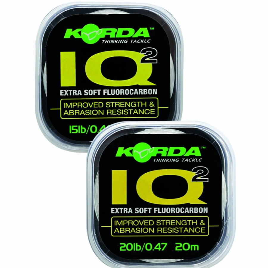 Line * | Cheap Korda Iq2 Extra Soft Fluorocarbon Hooklink Line