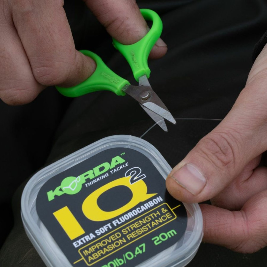 Line * | Cheap Korda Iq2 Extra Soft Fluorocarbon Hooklink Line