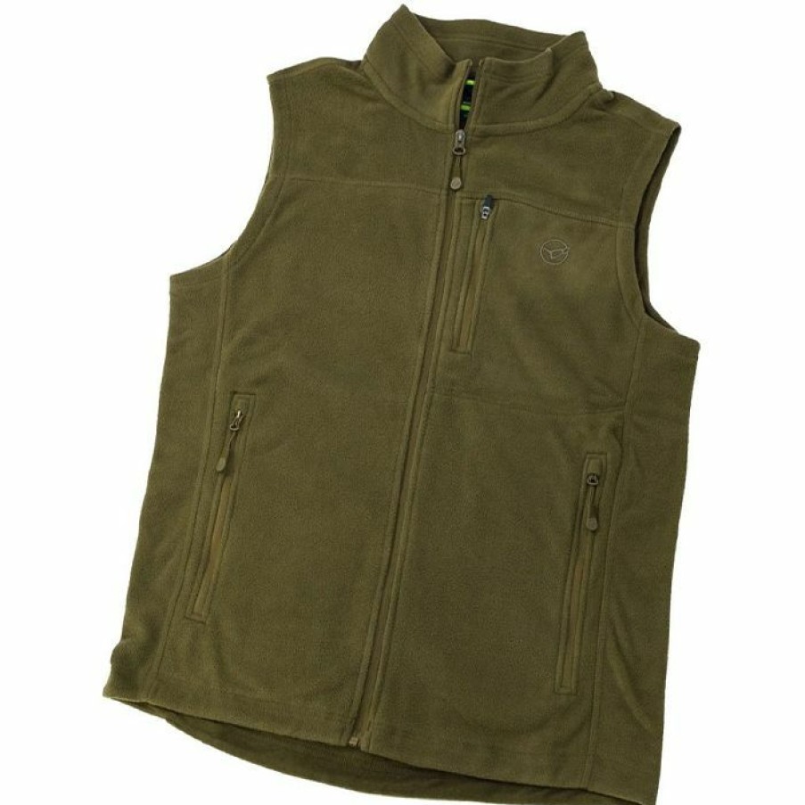 Clothing * | Best Pirce Korda Kore Fleece Fishing Gilet Clothing