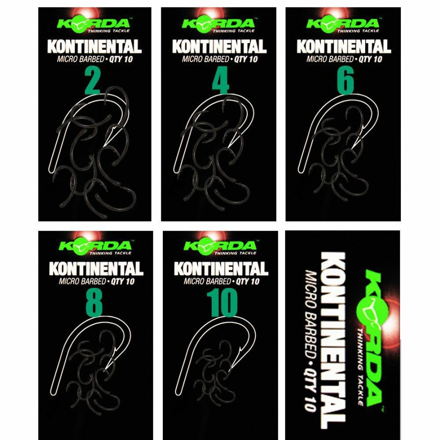 Terminal Tackle * | Best Sale Korda Kontinental Hooks Terminal Tackle