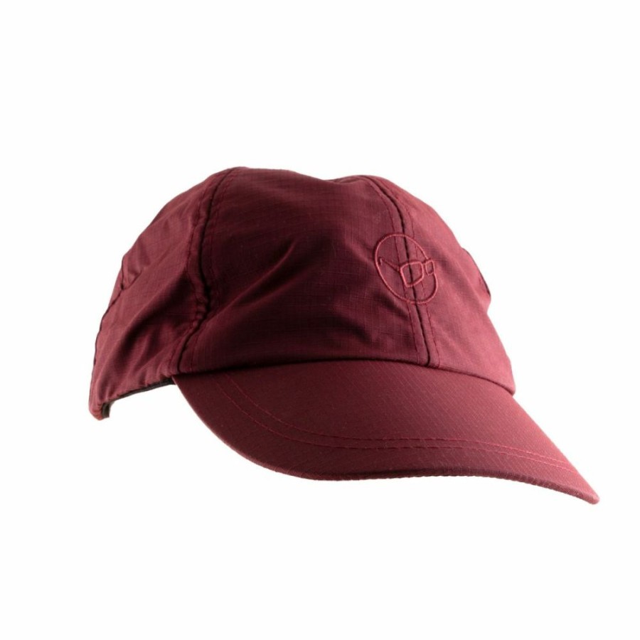 Clothing * | New Korda Kool Waterproof Cap Burgundy Clothing