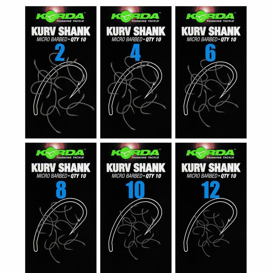 Terminal Tackle * | Coupon Korda Kurv Shank Hook Terminal Tackle