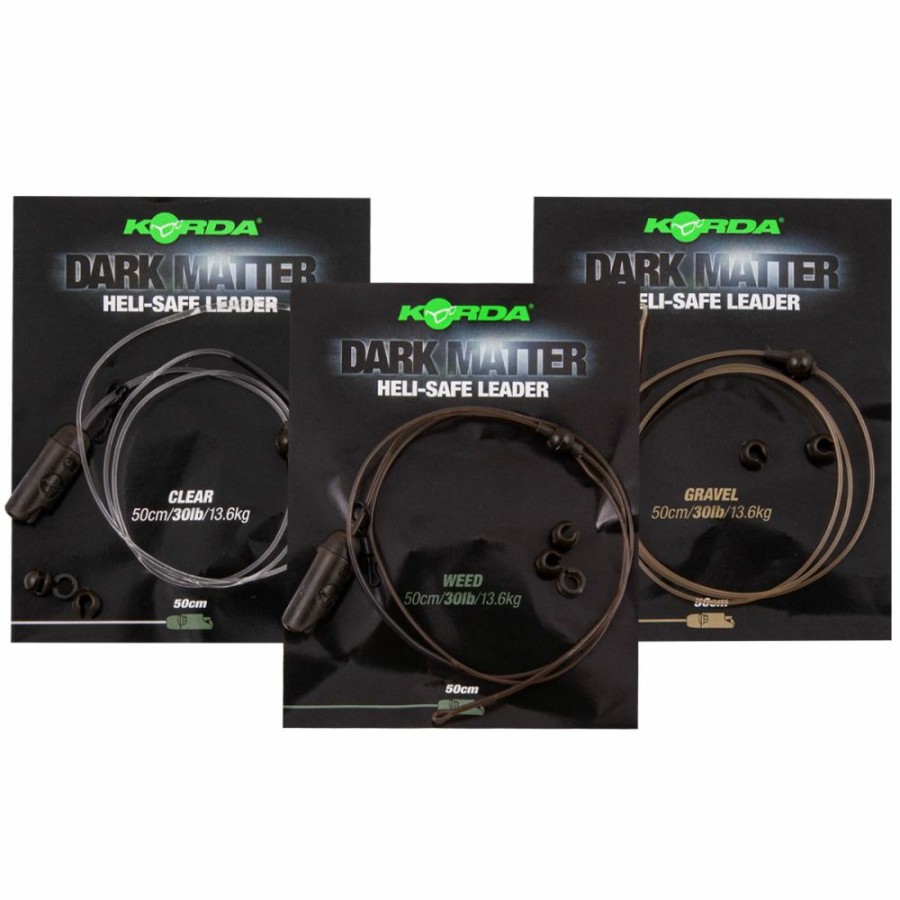 Line * | Deals Korda Dark Matter Leader Heli-Safe 50Cm Line