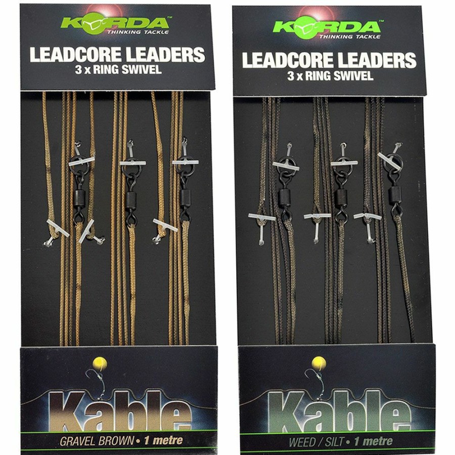 Terminal Tackle * | New Korda Ring Swivel Leadcore Leader Terminal Tackle