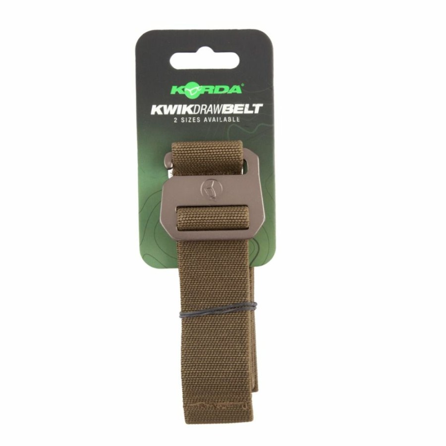 Clothing * | Top 10 Korda Kore Kwik Draw Belt Olive Clothing